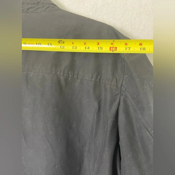 Banana Republic Black short black men jacket Sz M - Picture 8 of 11